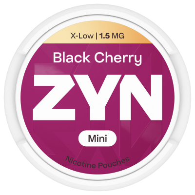 ZYN Blk Cherr Mini XLow 1.5 mg
